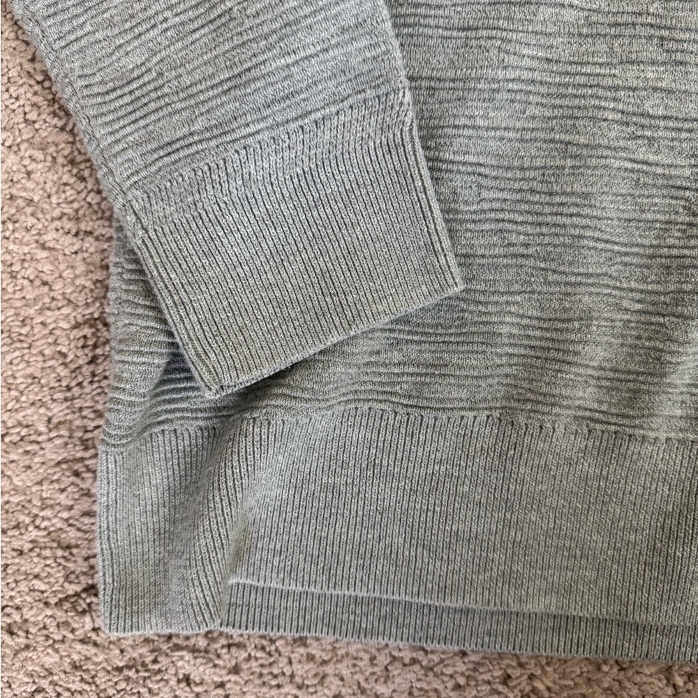 NWOT Mens Merino Wool Smartwool Light Gray Crewneck Sweater - Large - Picture 3 of 5